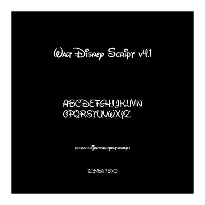 Walt Disney Script v4.1