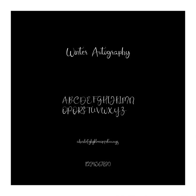 Winter Autography