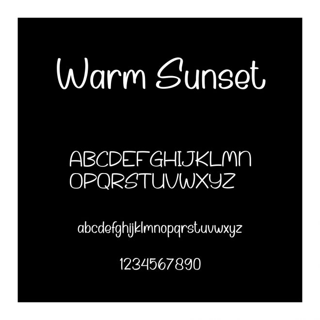 Warm Sunset