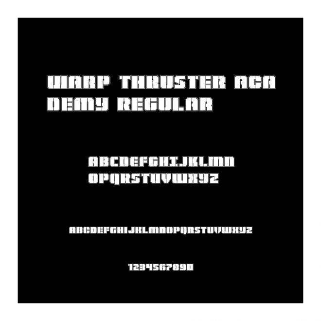 Warp Thruster Academy Regular