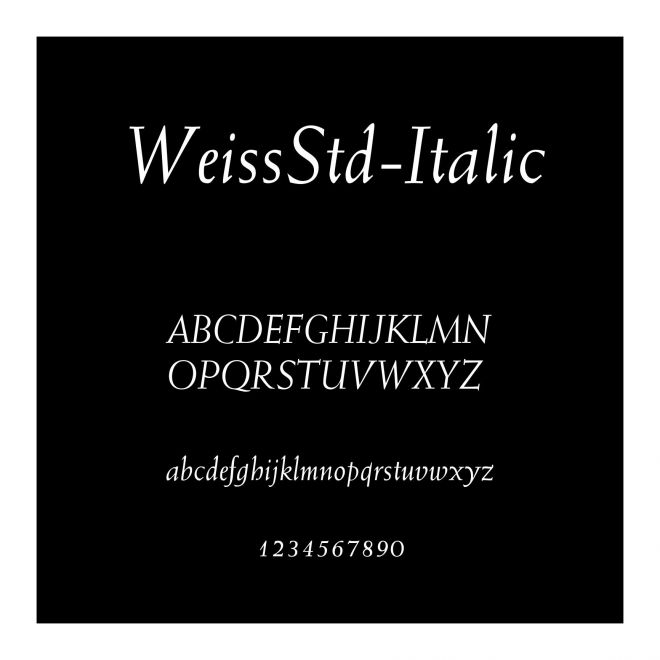 WeissStd-Italic