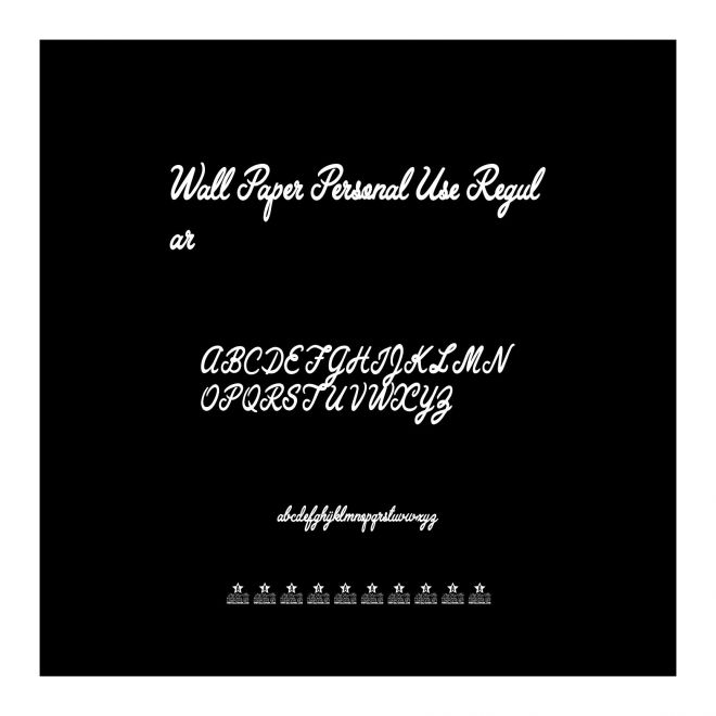 Wall Paper Personal Use Regular