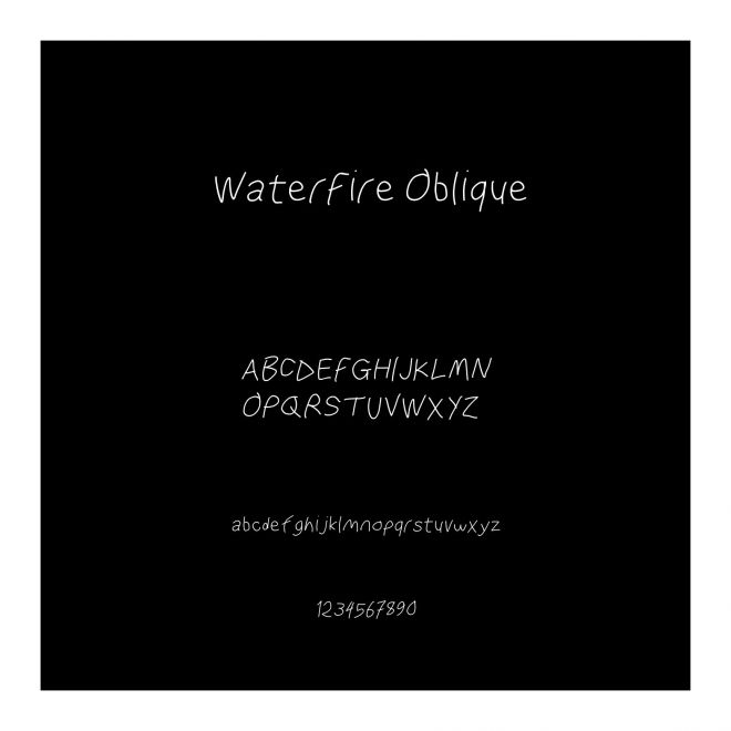 WaterFire Oblique