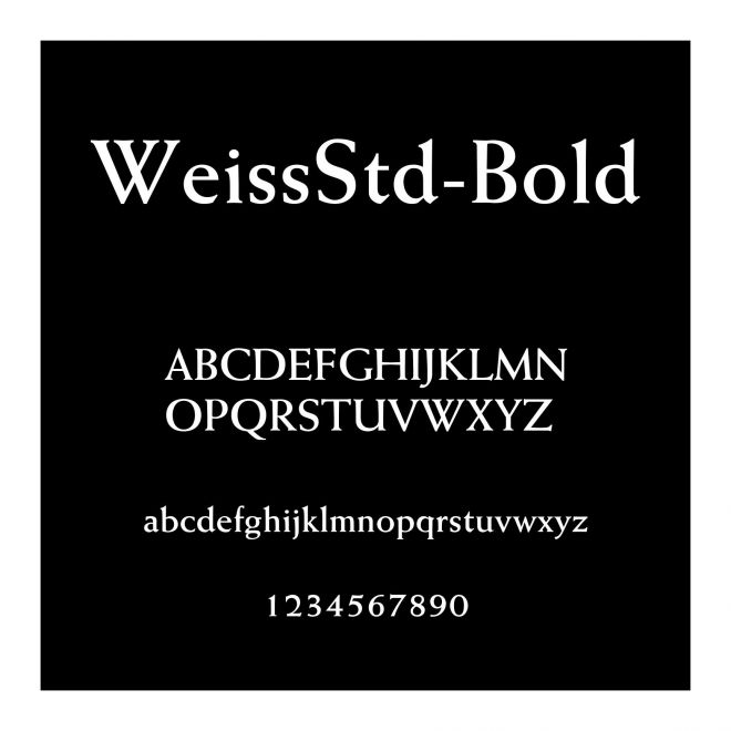 WeissStd-Bold
