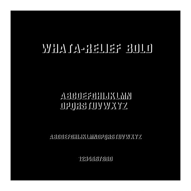 WhatA-Relief Bold