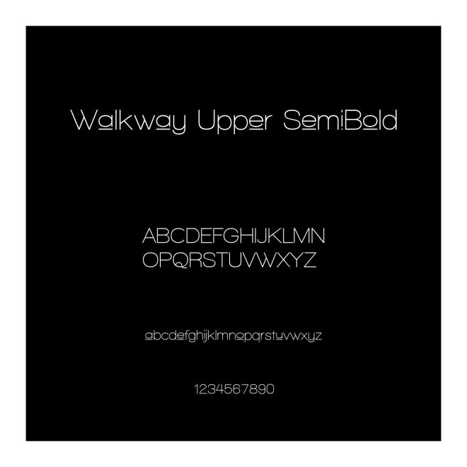 Walkway Upper SemiBold