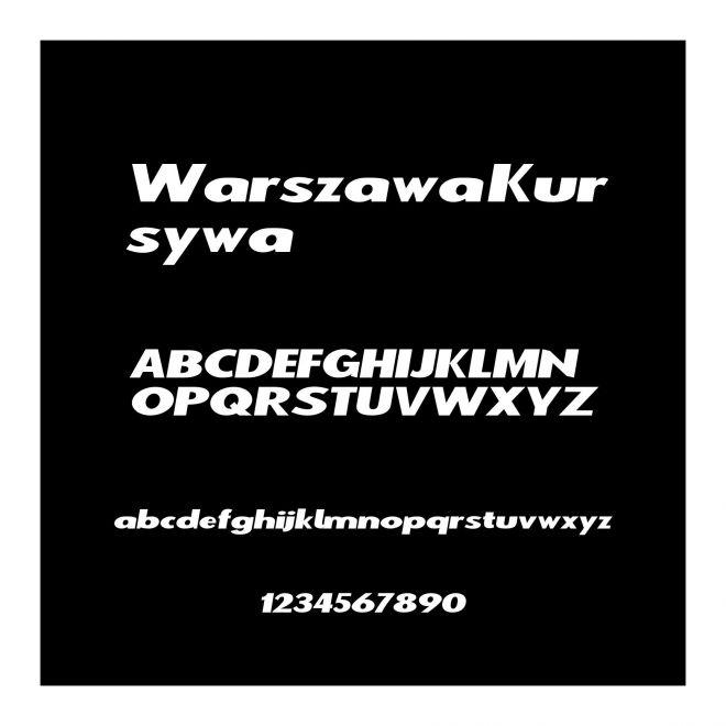 Warszawa Kursywa