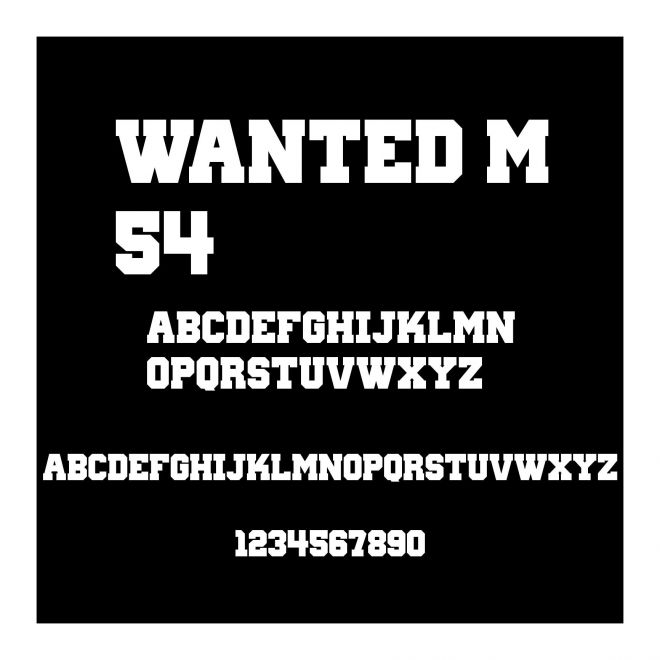 Wanted M54