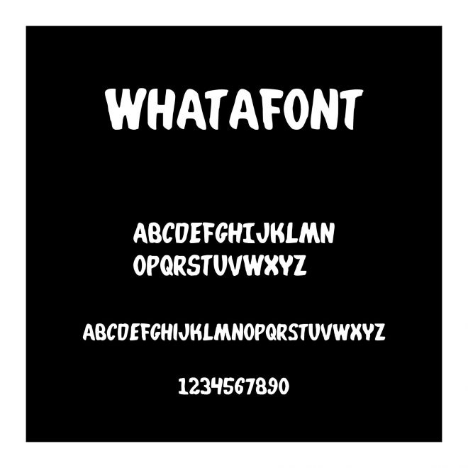 Whatafont