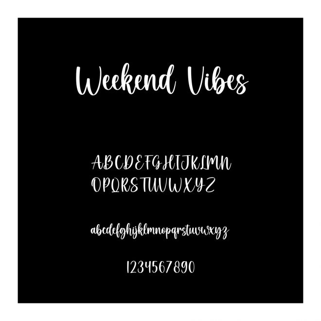 Weekend Vibes