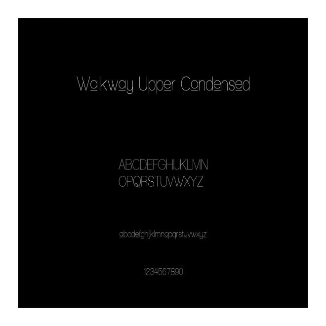 Walkway Upper Condensed