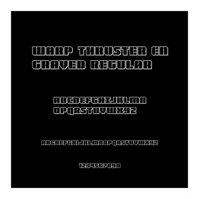 Warp Thruster Engraved Regular