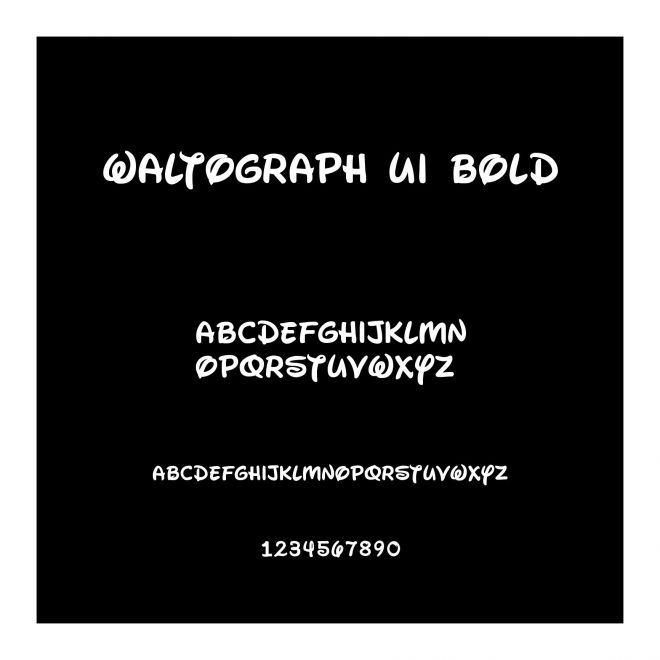 Waltograph UI Bold