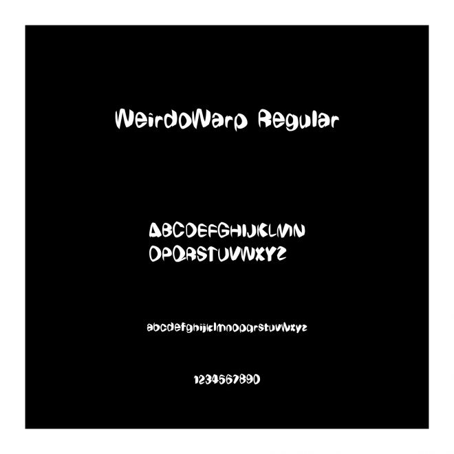 WeirdoWarp Regular