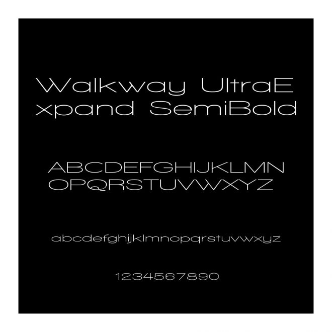 Walkway UltraExpand SemiBold