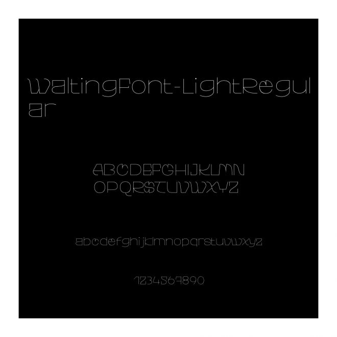 WaltingFont-LightRegular
