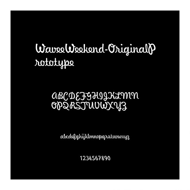 WaveeWeekend-OriginalPrototype