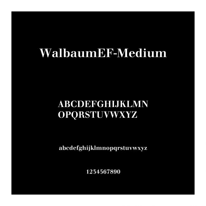 WalbaumEF-Medium
