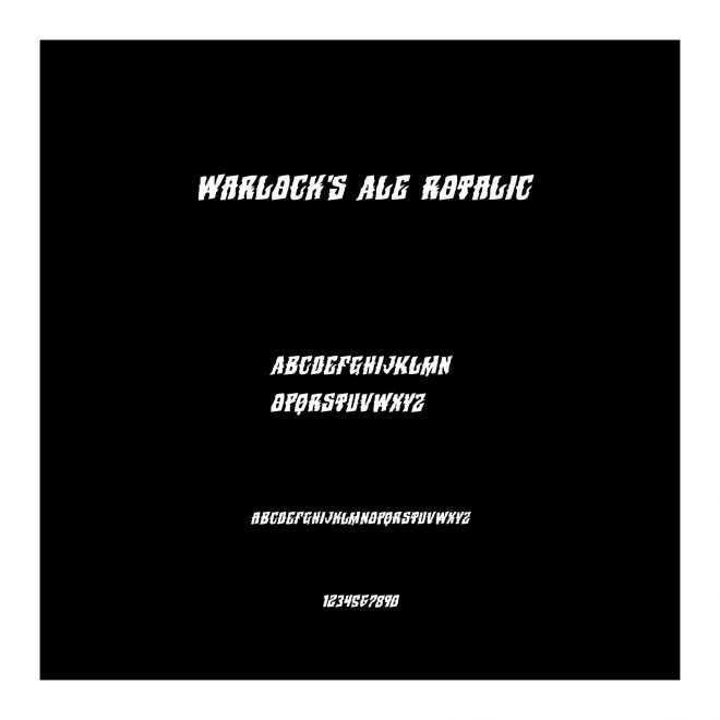 Warlock's Ale Rotalic