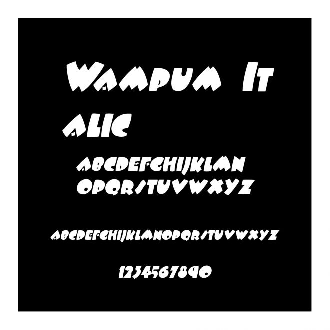 Wampum  Italic