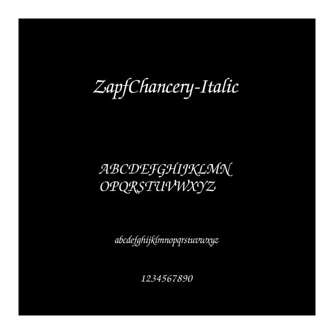 ZapfChancery-Italic