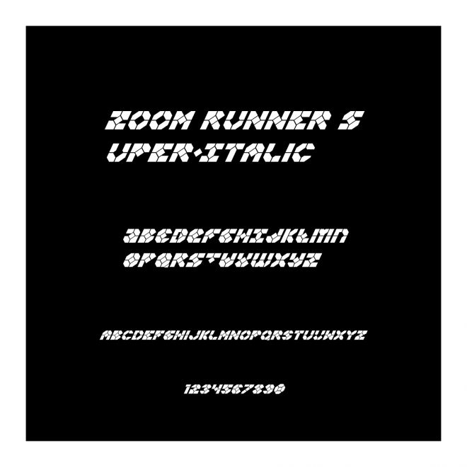 Zoom Runner Super-Italic