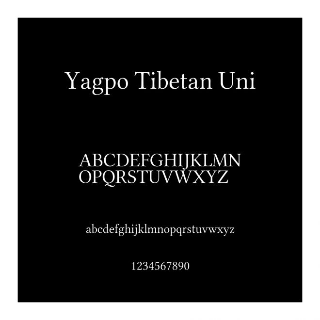 Yagpo Tibetan Uni