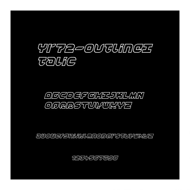 Yr72-OutlineItalic