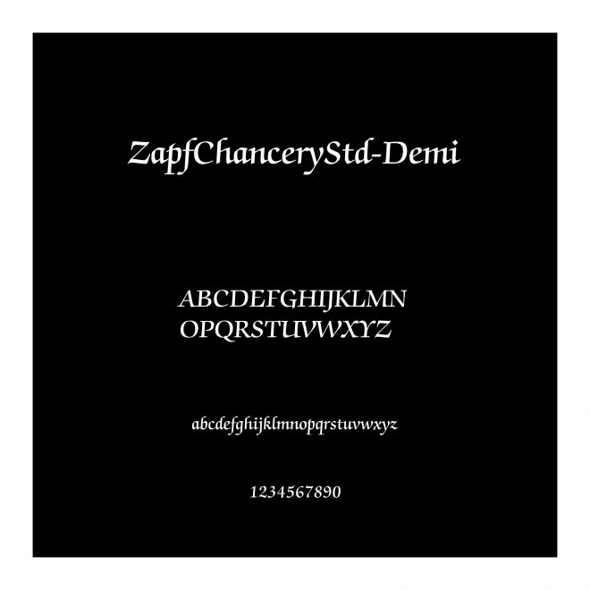ZapfChanceryStd-Demi