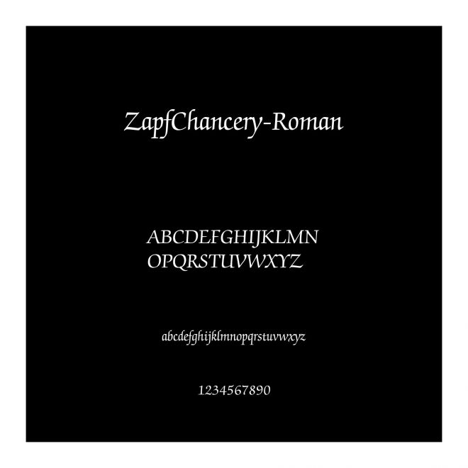 ZapfChancery-Roman