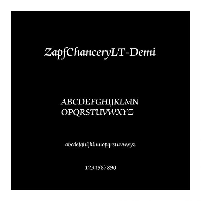 ZapfChanceryLT-Demi