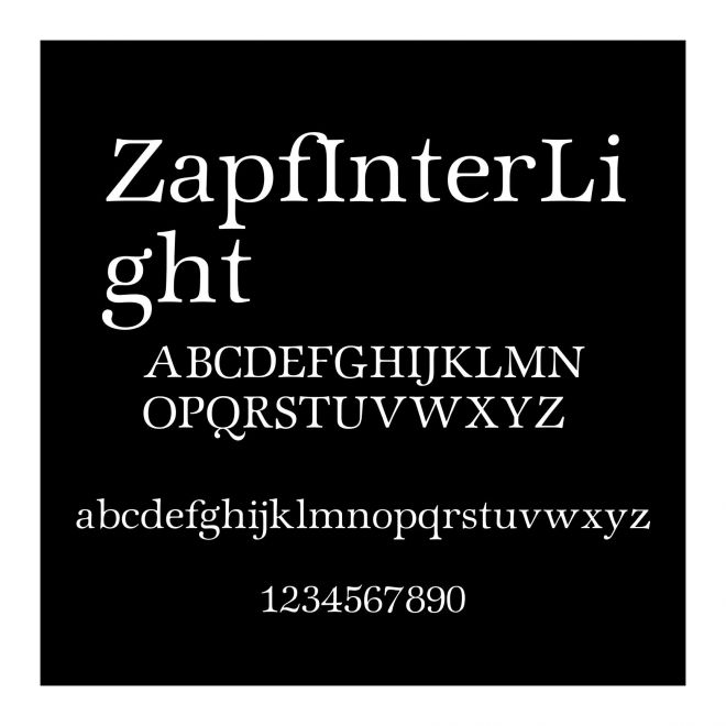 ZapfInterLight