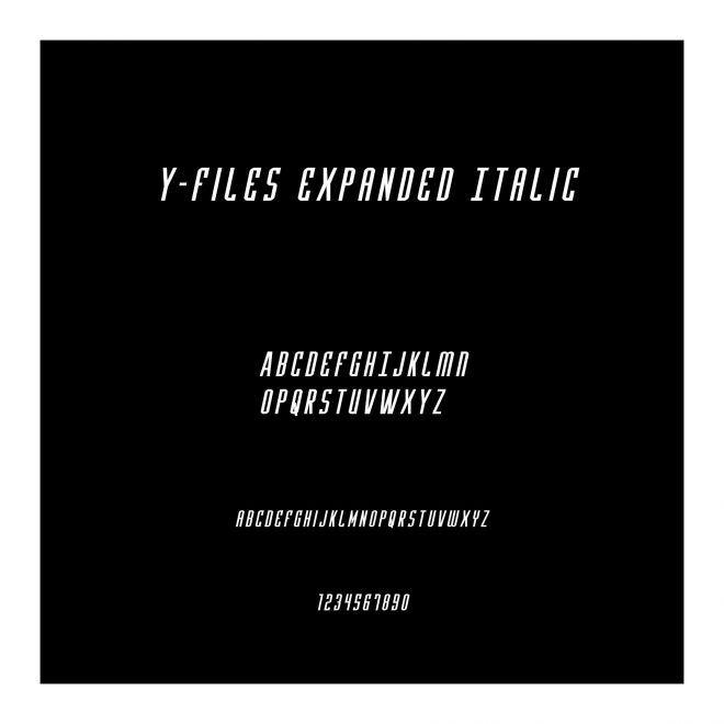 Y-Files Expanded Italic