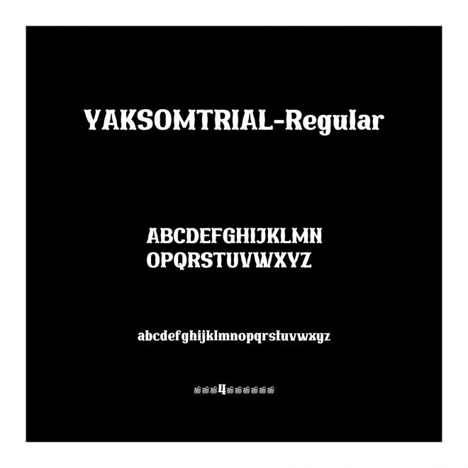 YAKSOMTRIAL-Regular