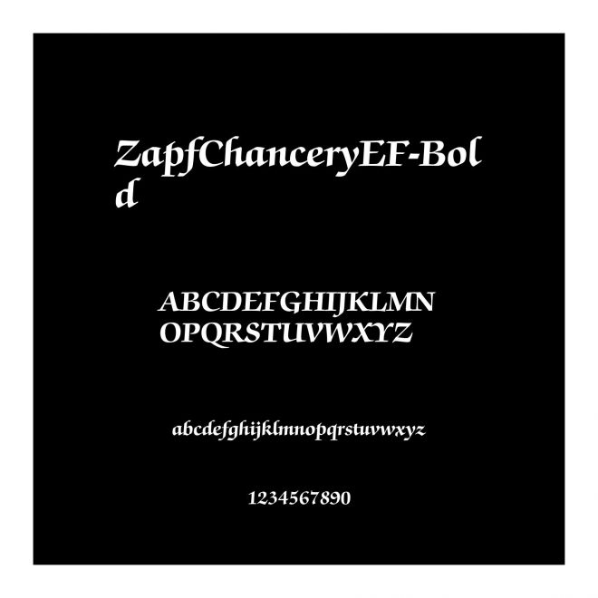 ZapfChanceryEF-Bold