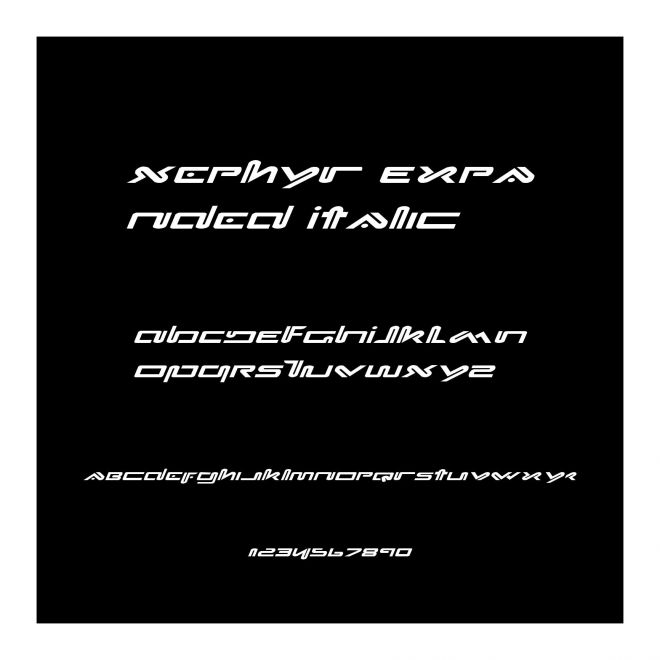 Xephyr Expanded Italic