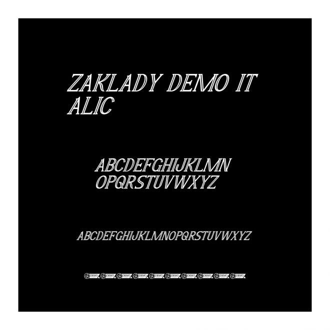 Zaklady Demo Italic