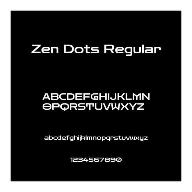 Zen Dots Regular