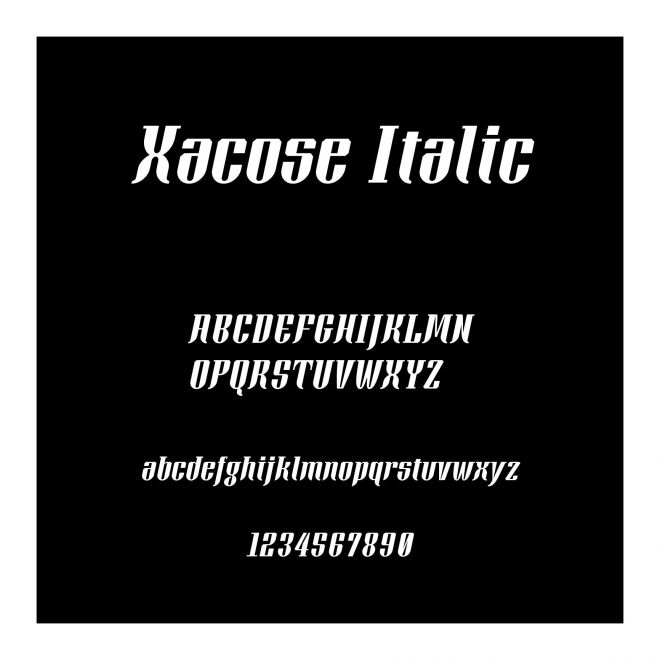 Xacose Italic