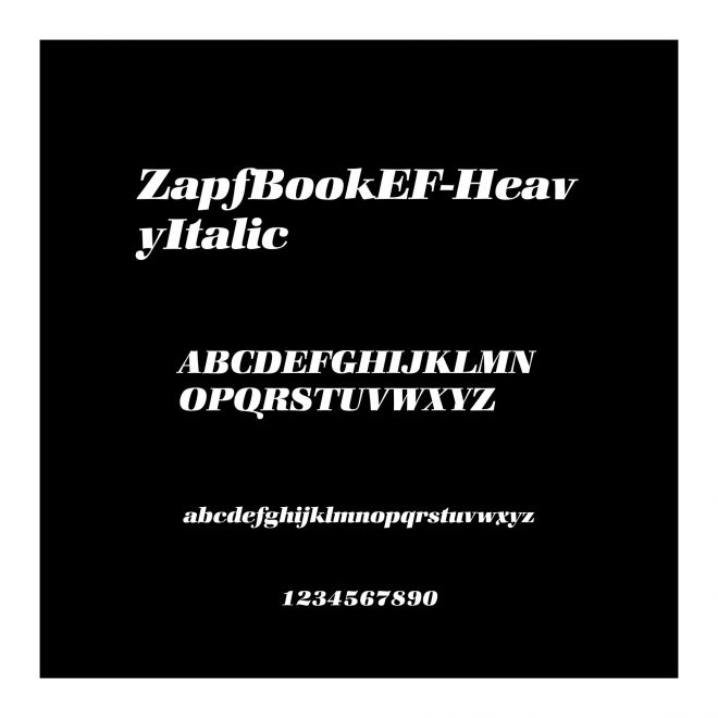 ZapfBookEF-HeavyItalic