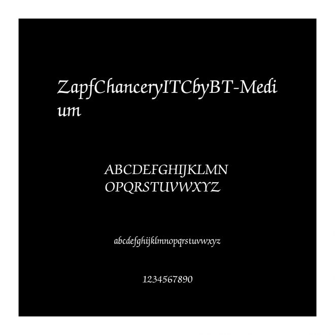 ZapfChanceryITCbyBT-Medium