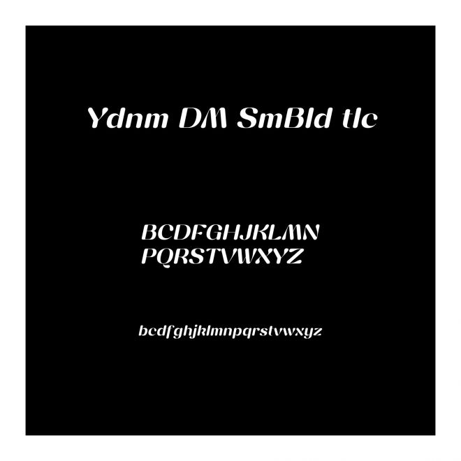 Yodnam DEMO SemiBold Italic