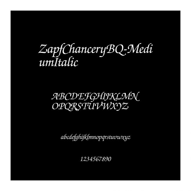 ZapfChanceryBQ-MediumItalic