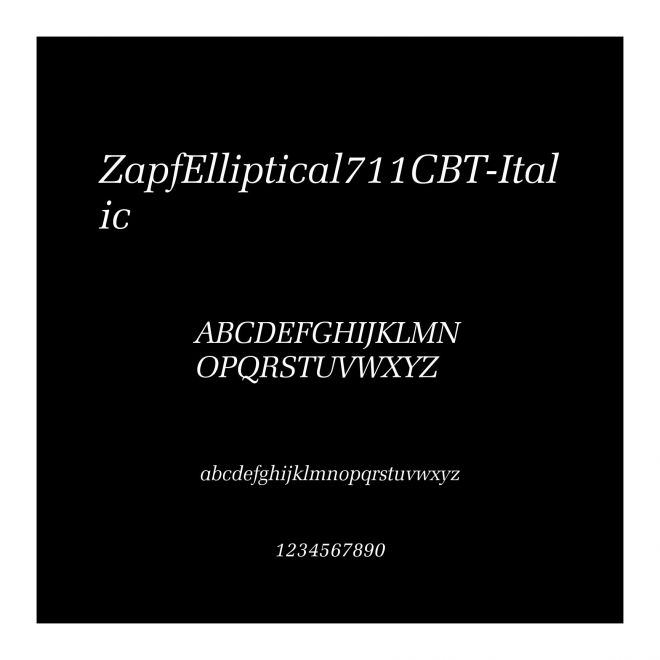 ZapfElliptical711CBT-Italic