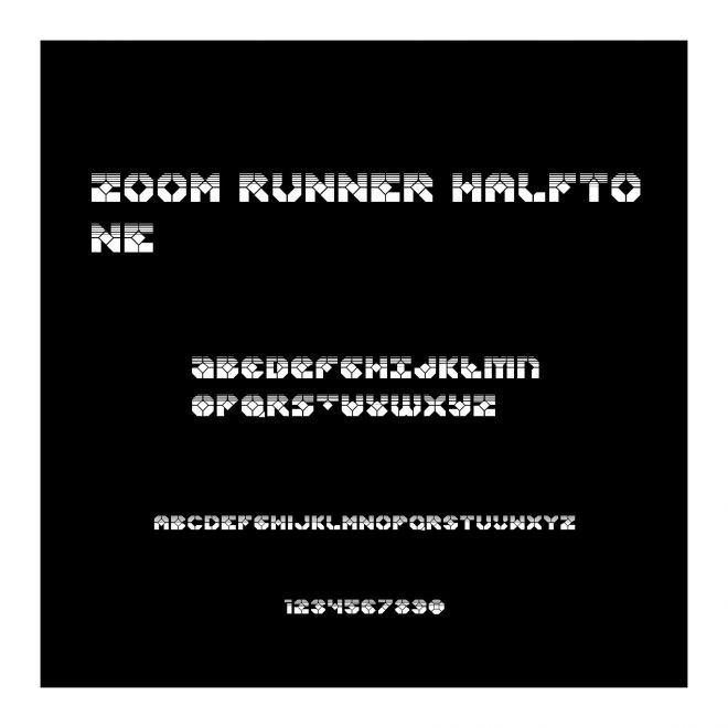 Zoom Runner Halftone