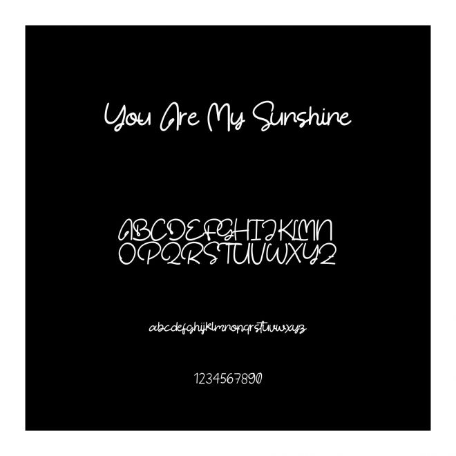 You Are My Sunshine