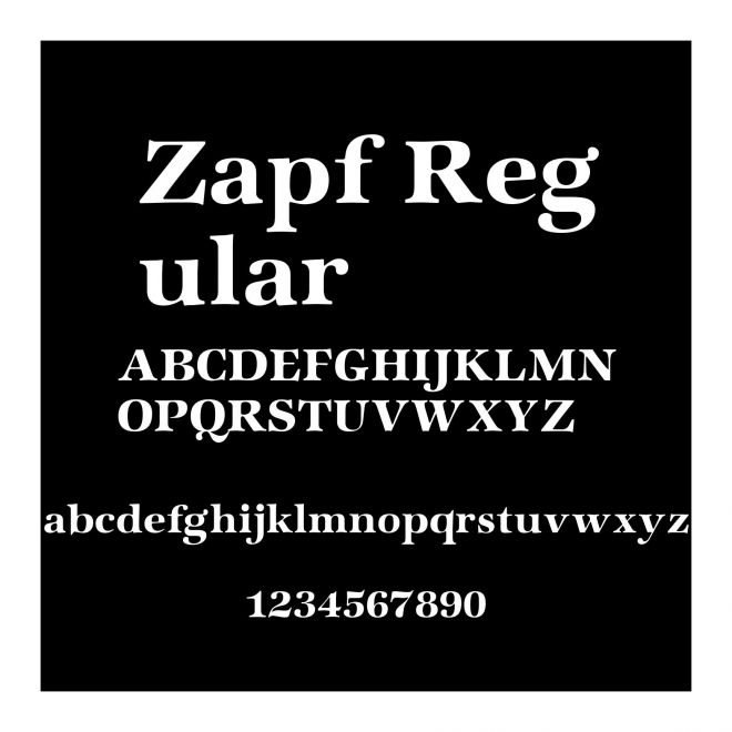 Zapf Regular