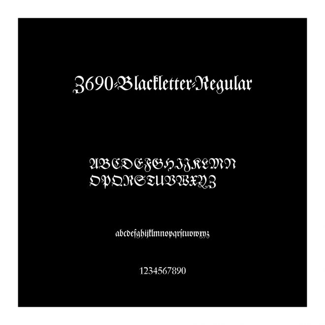 Z690-Blackletter-Regular