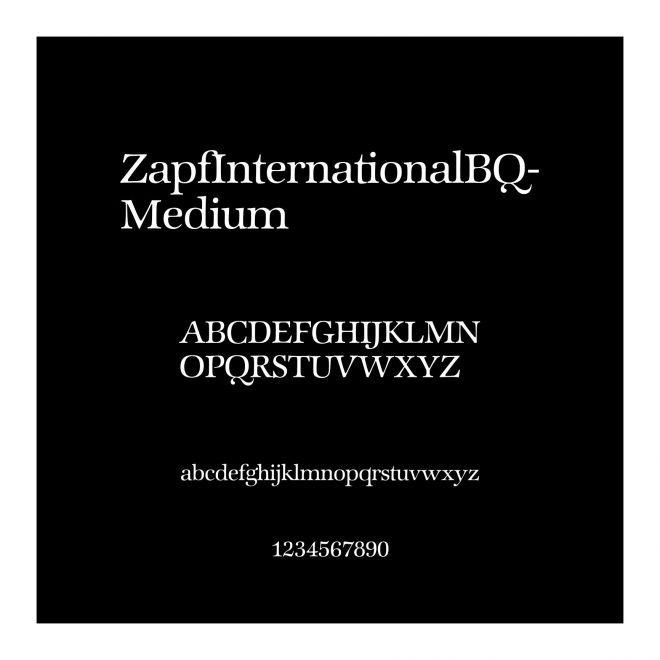 ZapfInternationalBQ-Medium