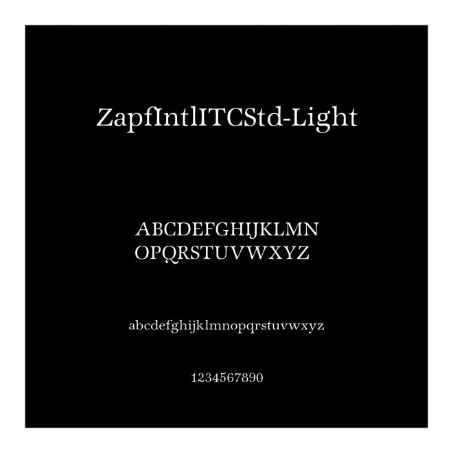 ZapfIntlITCStd-Light